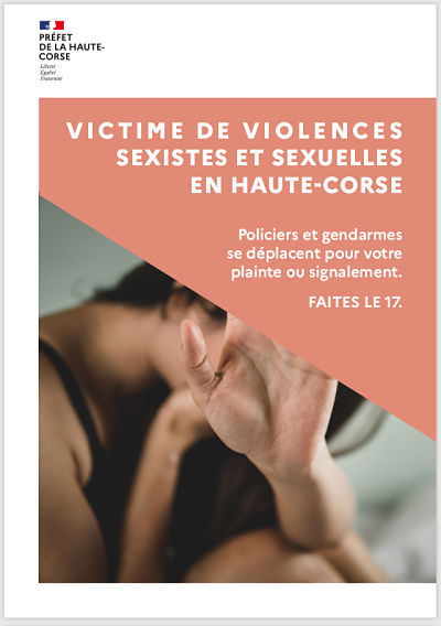 Communication de la préfecture de Haute Corse sur les violences sexuelles